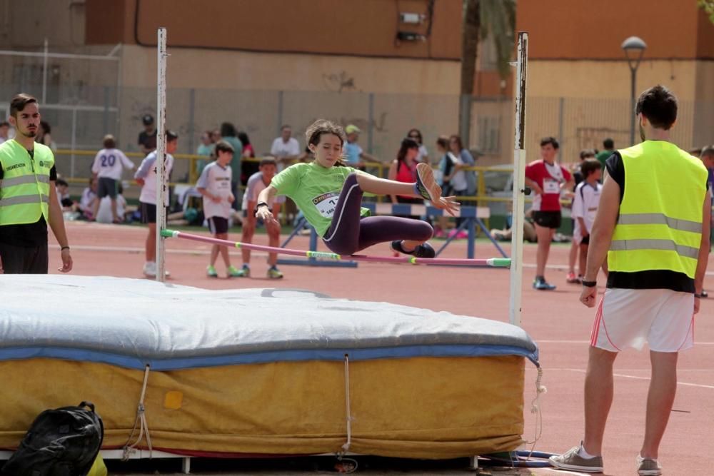 Competición escolar de Atletismo en Cartagena