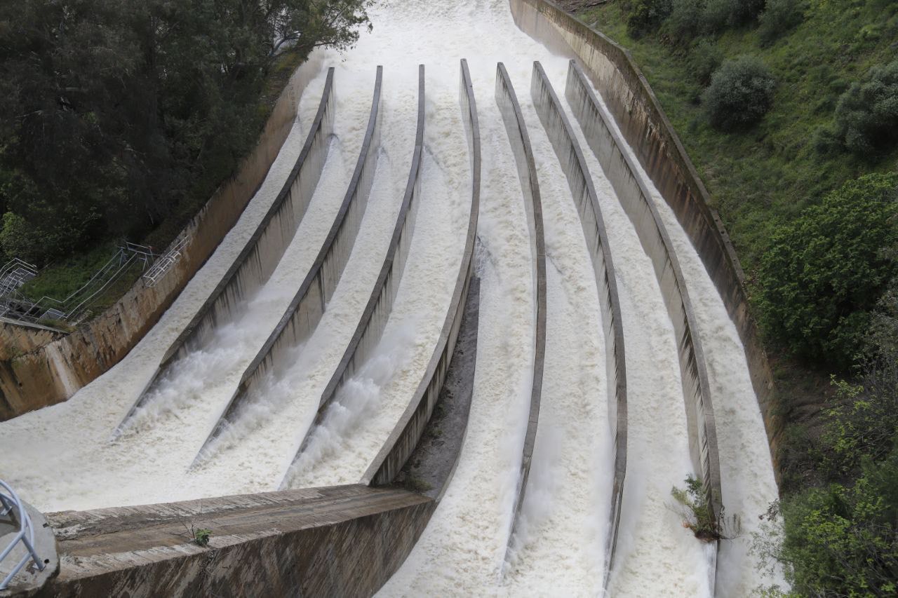 Las últimas lluvias llenan los pantanos cordobeses