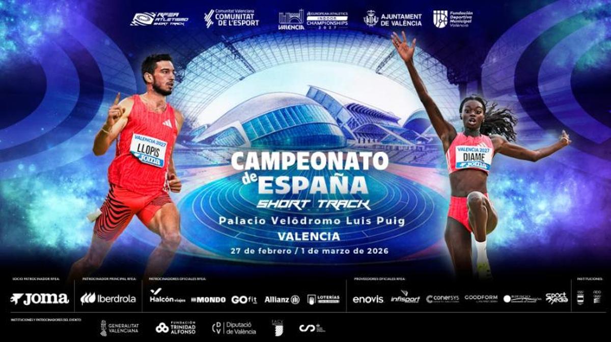 El cartel del Campeonato de España en Valencia