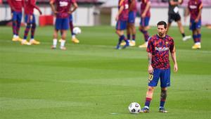 Messi, antes del Gamper