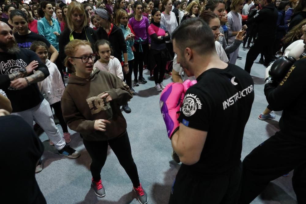 Exhibición en Gijón de krav maga