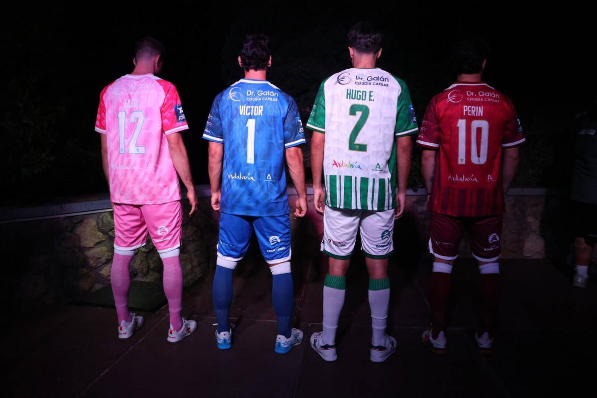La presentación de las nuevas equipaciones del Córdoba Patrimonio Futsal, en imágenes