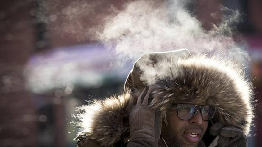 Nueva York, con una sensación térmica de 21 grados bajo cero