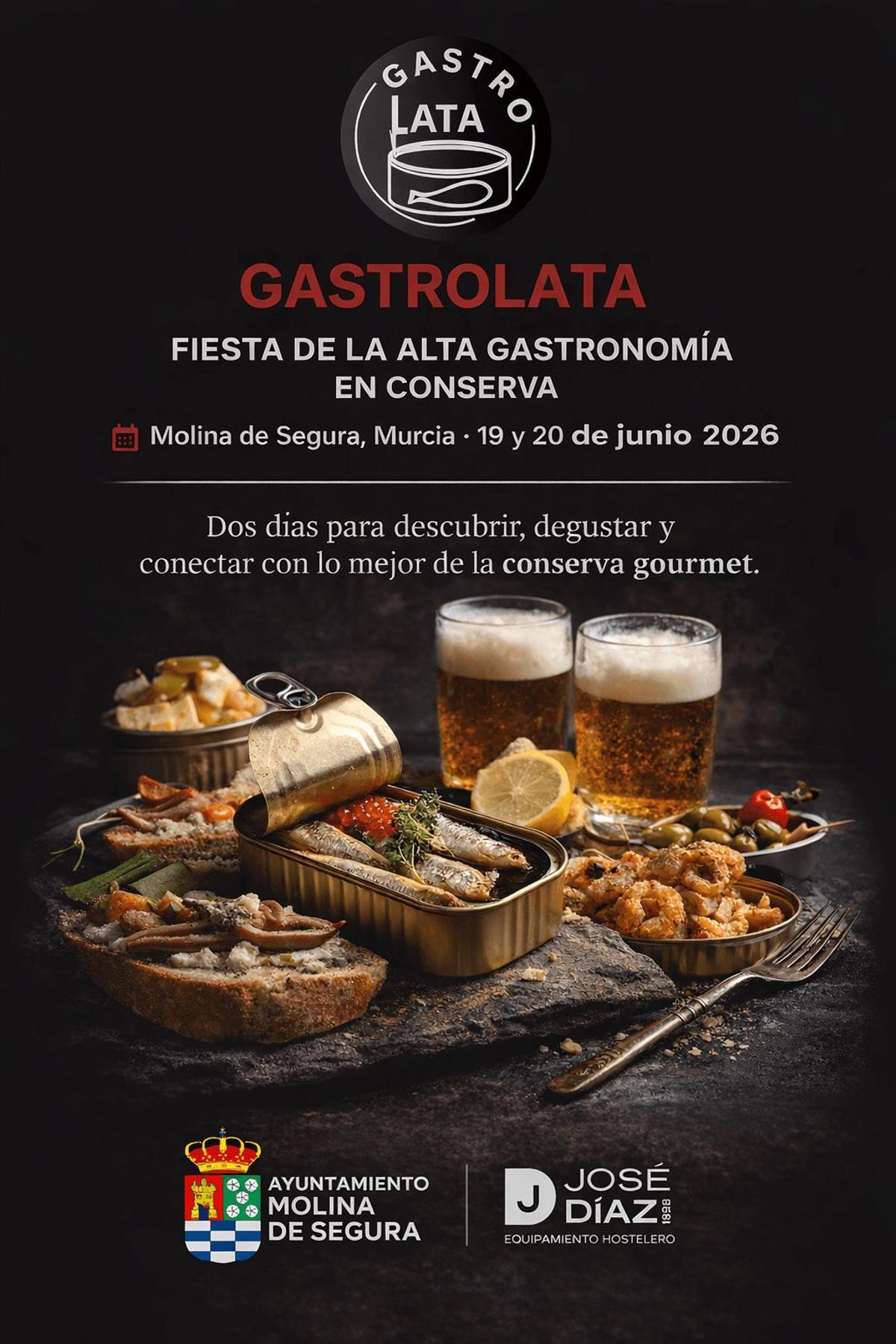 Cartel del I Festival de Conserva Gourmet 'GastroLata'