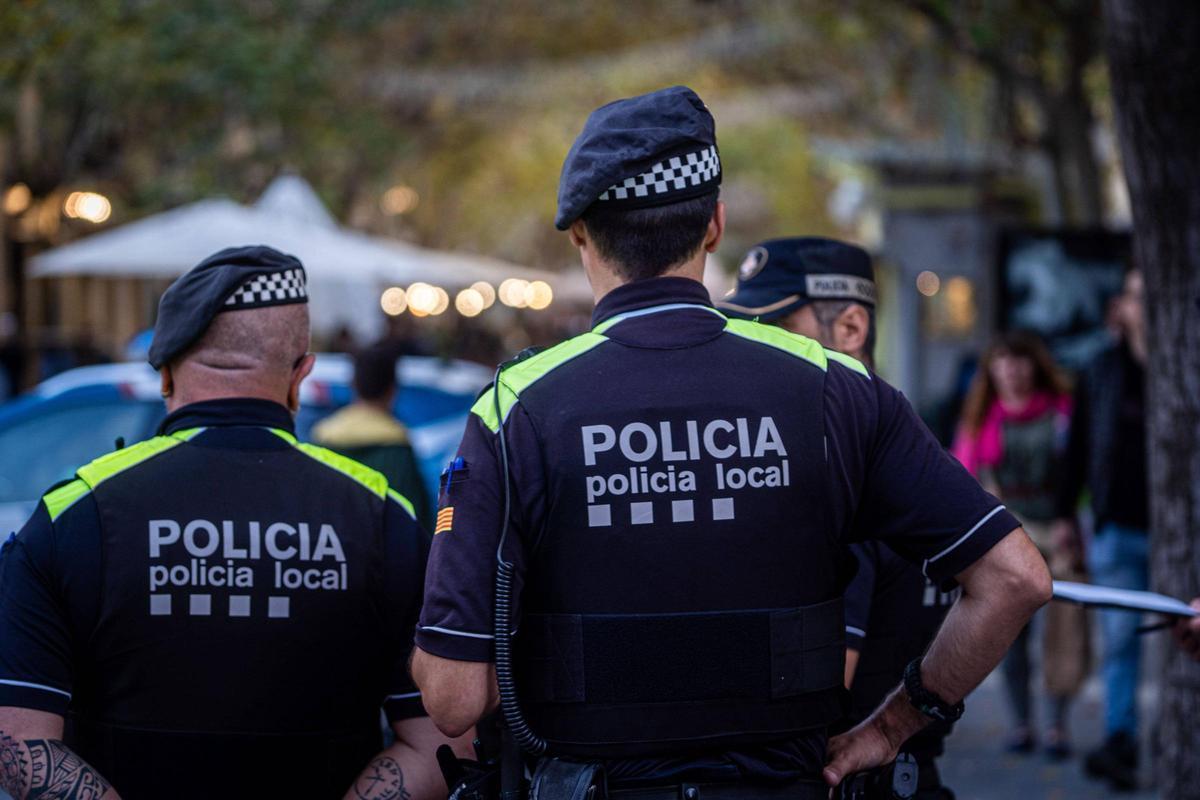 Imatge d'arxiu d'agents de la Policia Local