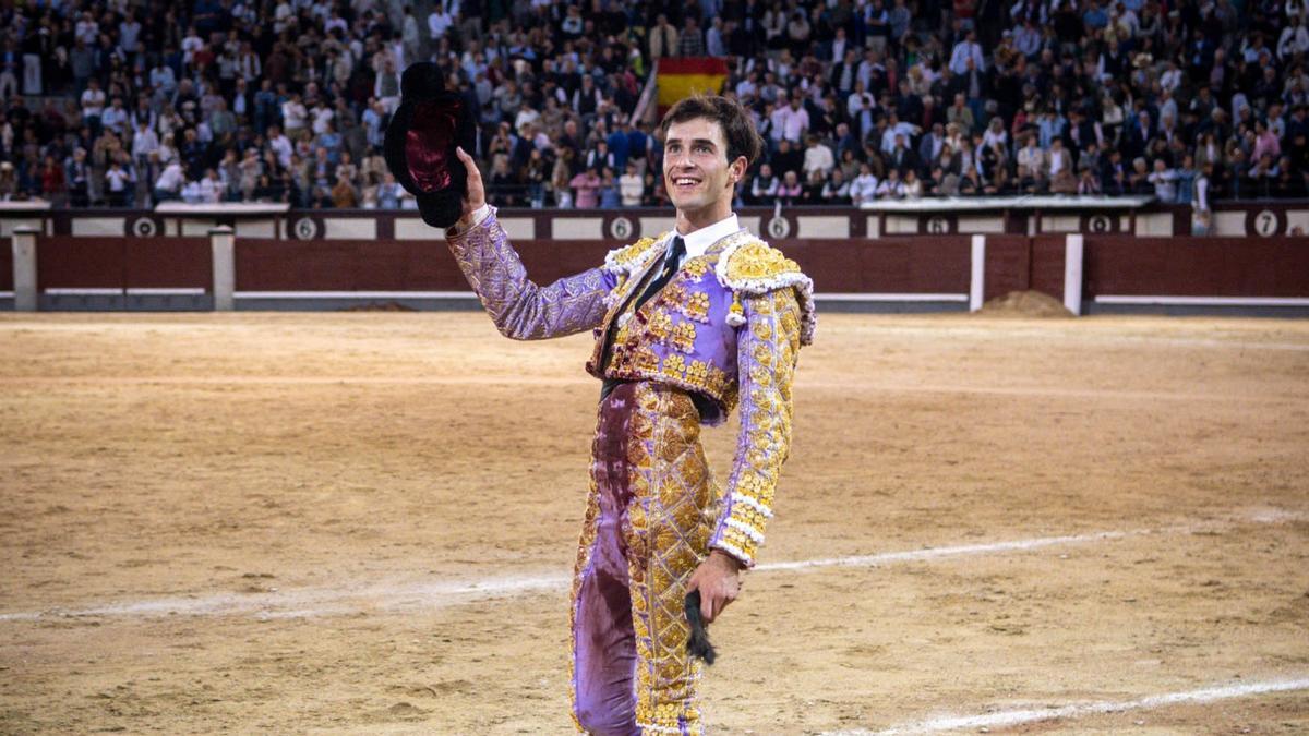 Samuel Navalón fue uno de los nombres propios de la Feria de Otoño de Las Ventas tras triunfar en su confirmación de alternativa.