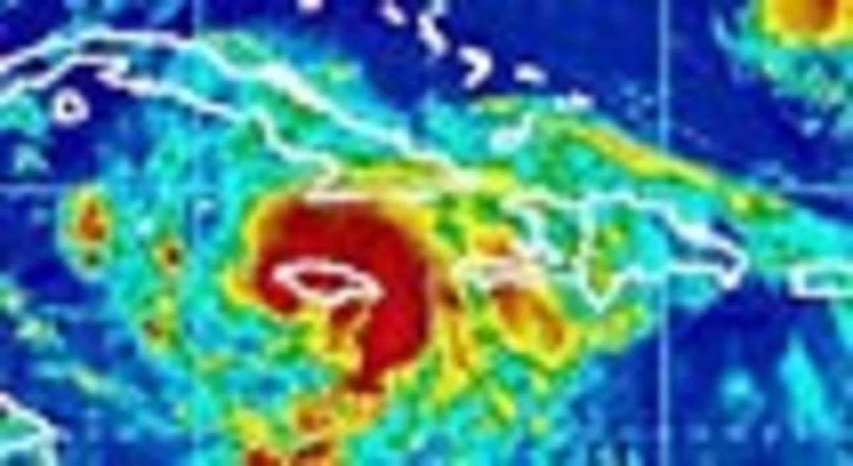 Evolució de {’Gustav’} en la zona del Carib.