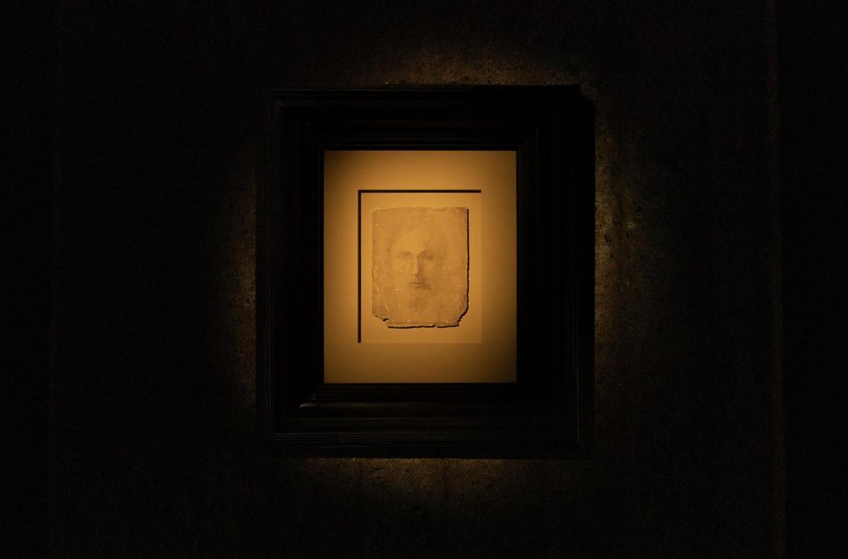 El dibujo atribuido a Leonardo da Vinci que se muestra en Feuerle Puig House