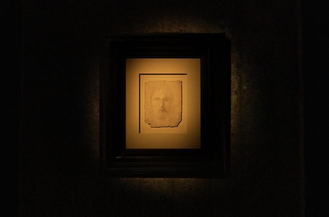 El dibujo atribuido a Leonardo da Vinci que se muestra en Feuerle Puig House