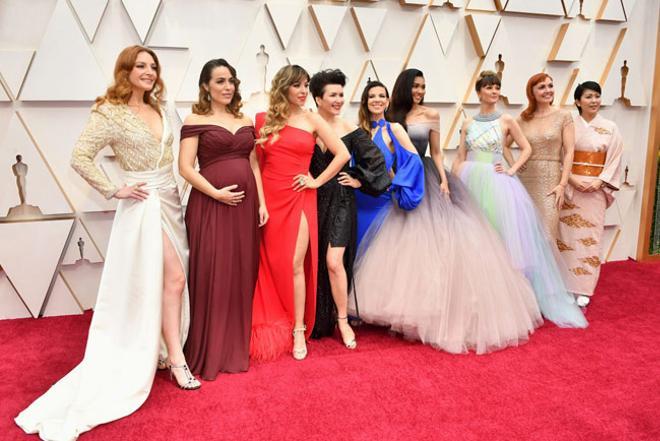 Gisela en la alfombra roja de los Premios Oscar 2020