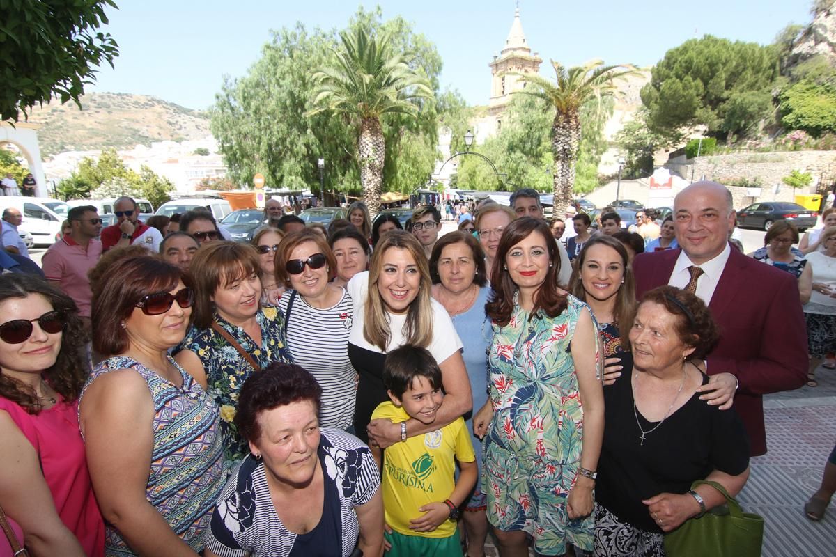 Susana Díaz de visita en Luque