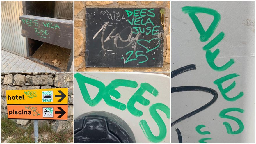 ¿Quién es el &#039;grafitero fantasma&#039; que llena de pintadas un pueblo de Castellón? Ofrecen recompensa por descubrirlo