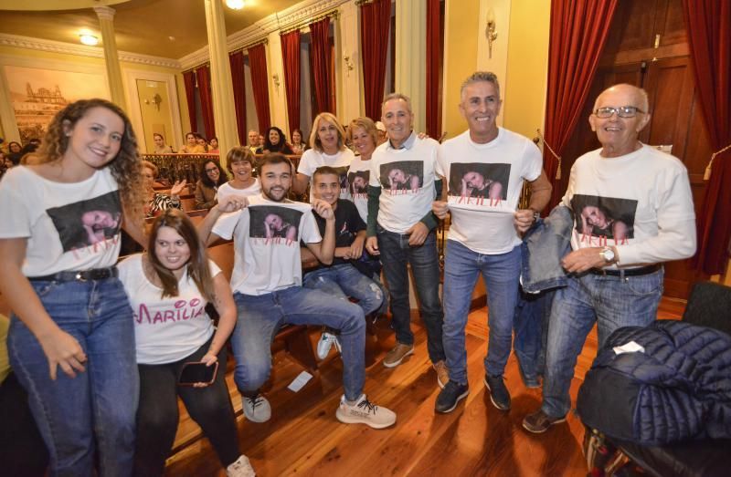 7/11/2018 GÁLDAR. Apoyo a Marilia, concursante de Operación Triunfo en el Teatro de Gáldar. FOTO: J. PÉREZ CURBELO  | 07/11/2018 | Fotógrafo: José Pérez Curbelo