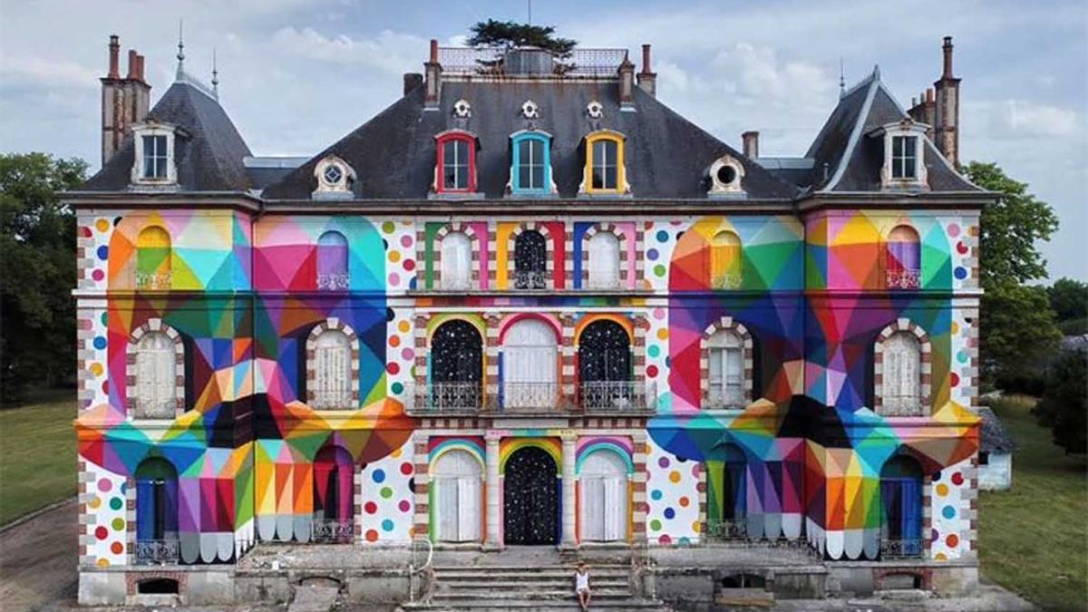 Arte urbano: Okuda lo vuelve a hacer