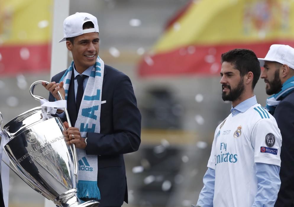 Las celebraciones del Real Madrid tras ganar su decimotercera Copa de Europa