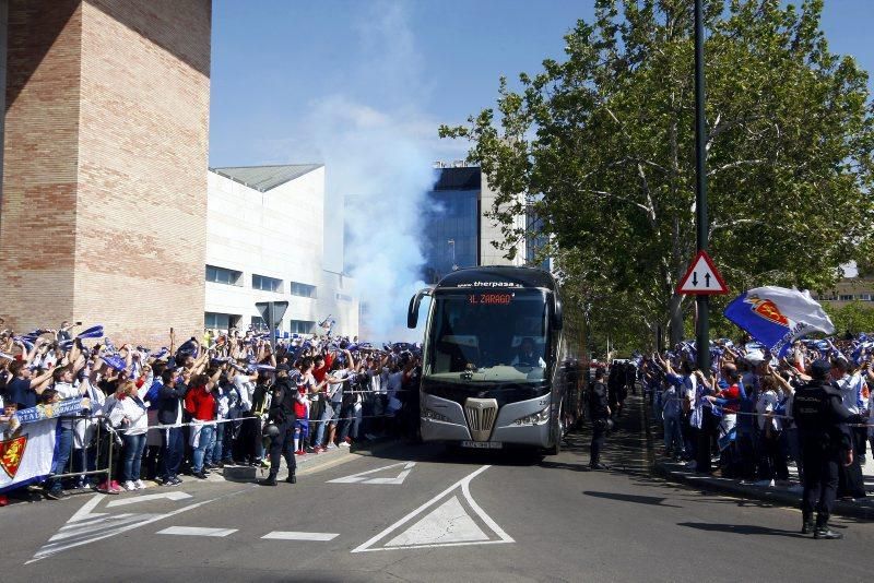 La afición eleva al Real Zaragoza