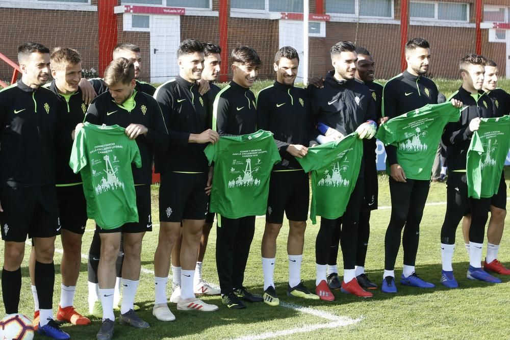 Entrenamiento del Sporting