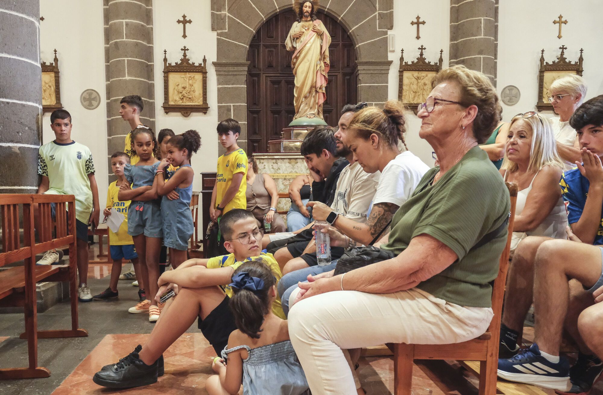 Ofrenda anual de la UD Las Palmas a la Virgen del Pino