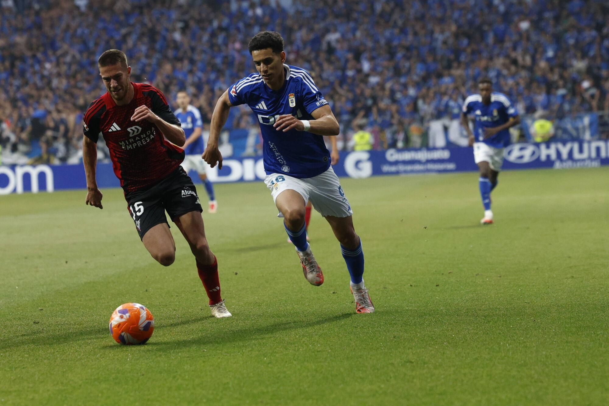 Así se vivió en el Carlos Tartiere la final del play-off entre el Real Oviedo y el Mirandés