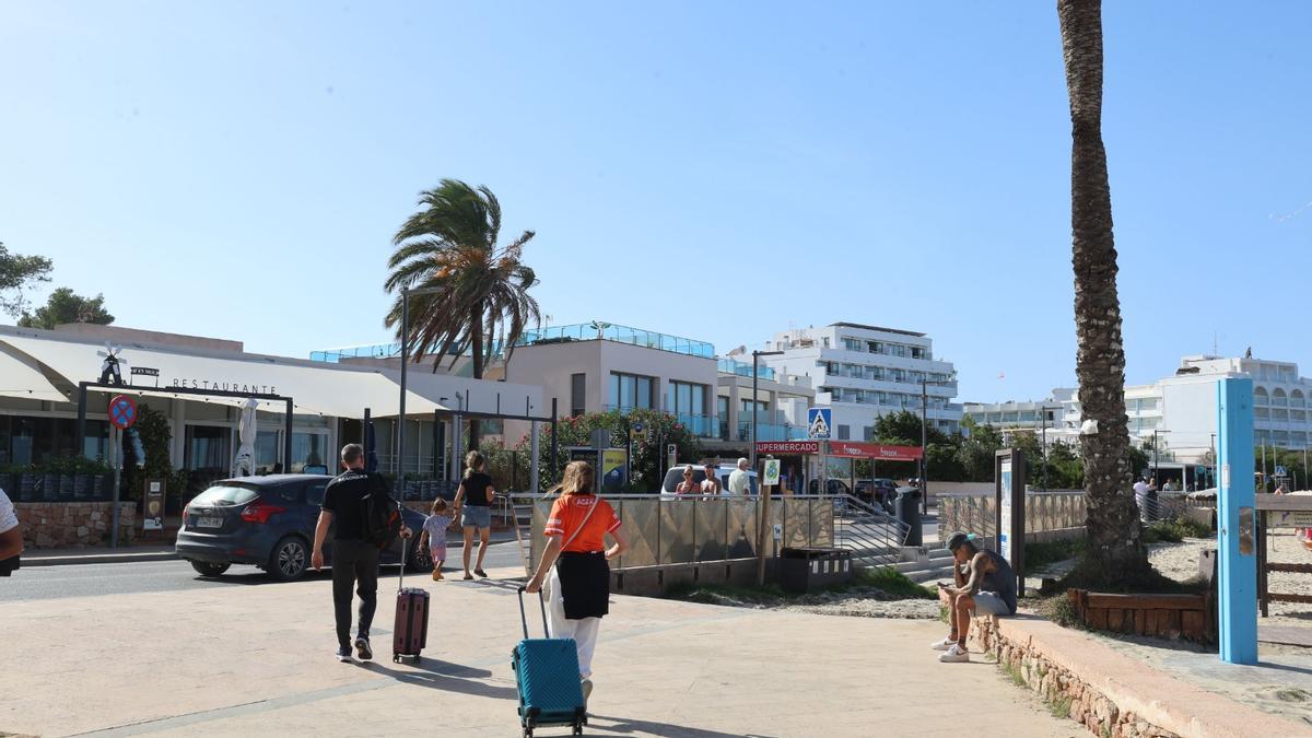 Turistas en ibiza