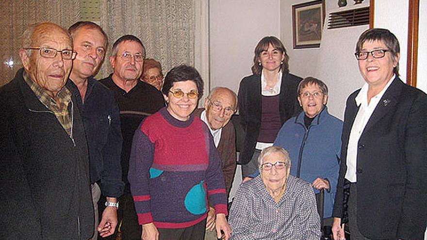 Homenatge Teresa Crouzet Esteve, del Pont Major, arriba als 108 anys