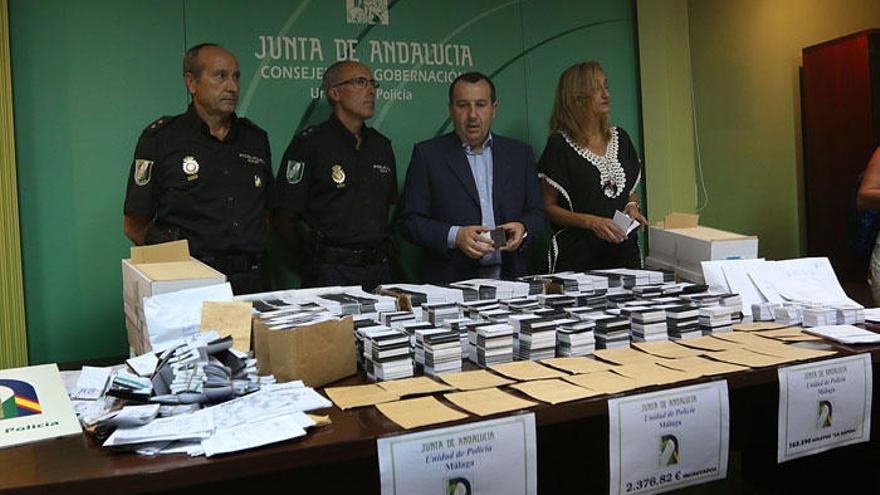 Operación contra la rifa clandestina de la rápida por parte de la Junta, en agosto de 2015.