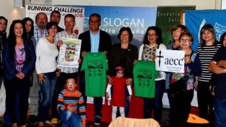 Momento de la presentación de la Ruta y Carrera de montaña de Pliego.