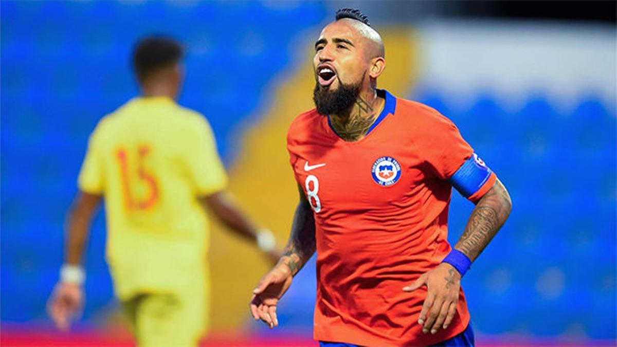 Arturo Vidal: "Estoy con el pueblo de Chile. Sería lindo hacer un buen partido contra Perú"
