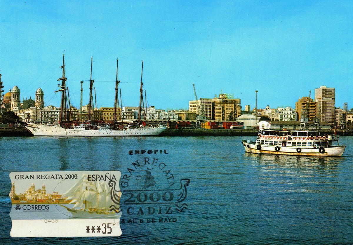 Tarjeta filatélica.