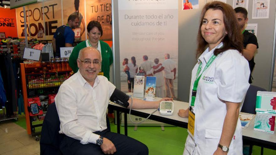 Antonio Morales, ayer durante la inauguración de la feria &#039;Gran Canaria Expo Deporte&#039; en el auditorio Alfredo Kraus.