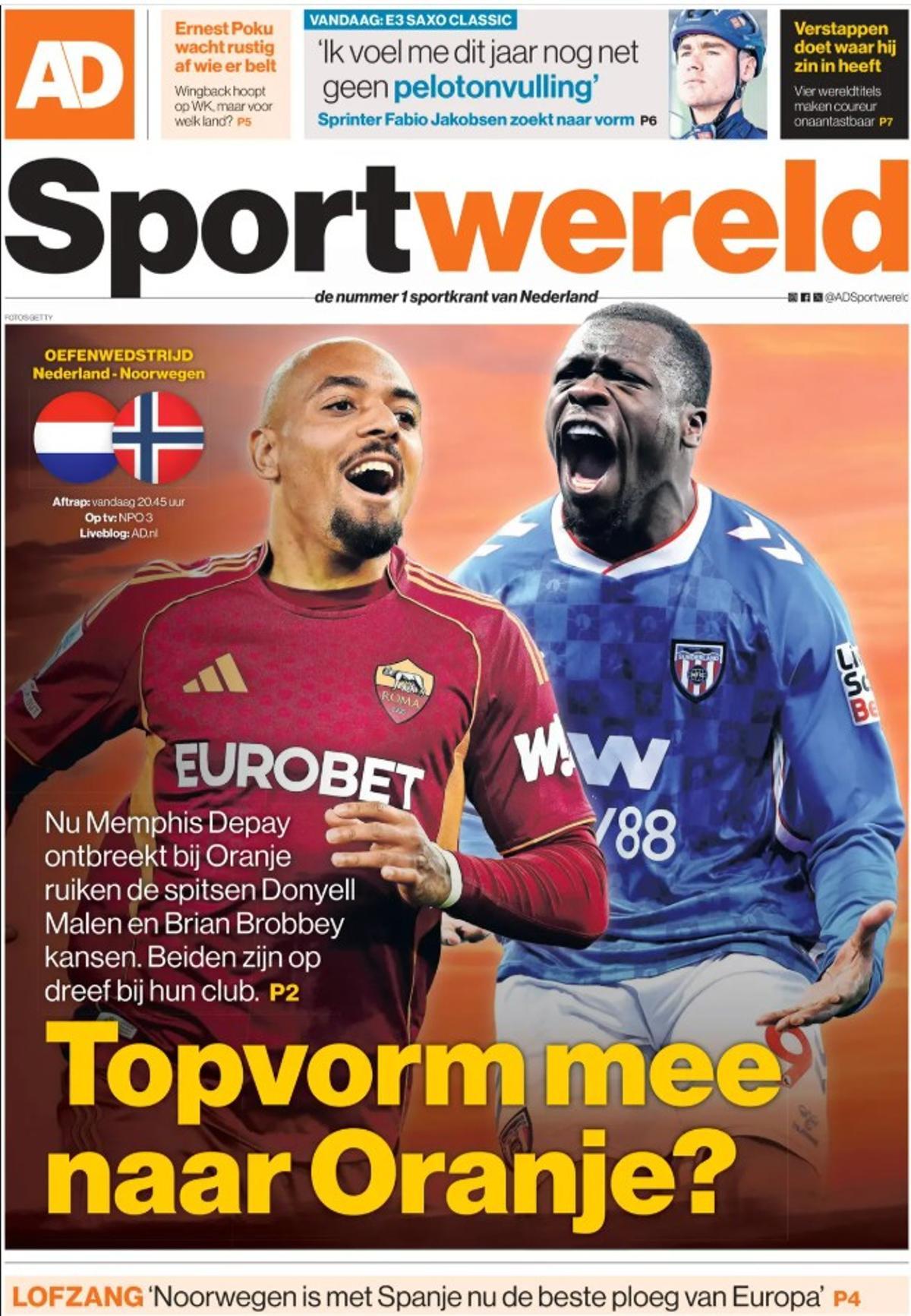 Carolina Marín, protagonista en las portadas de hoy