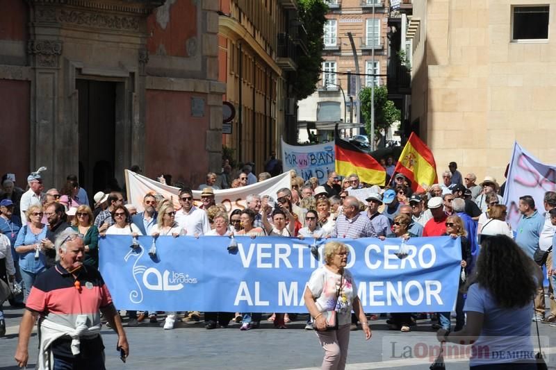 Los lodos del Mar Menor llegan a Murcia