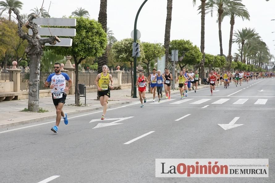 Media Maratón de Murcia: paso por la Avenida del Infante