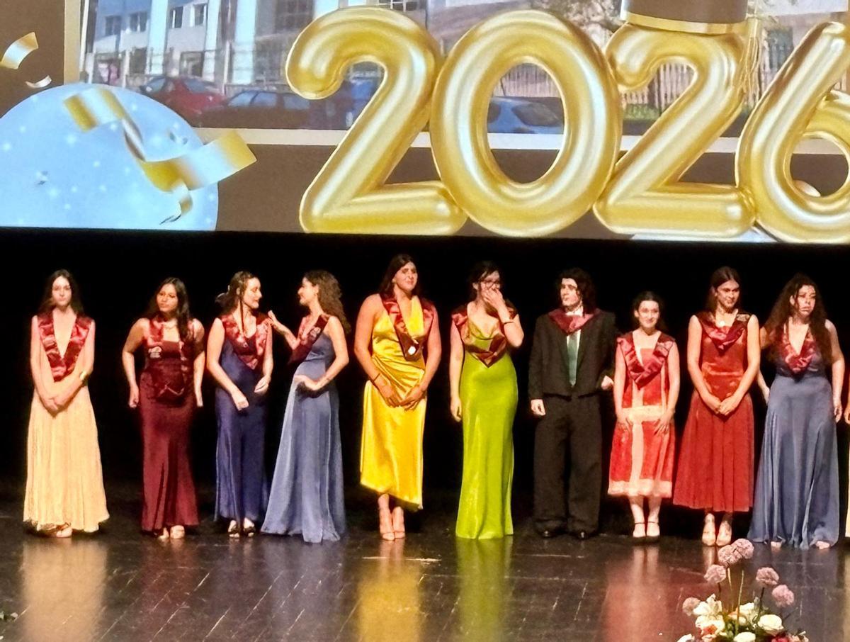 Alumnado del Bachillerato Internacional del IES de O Castro.