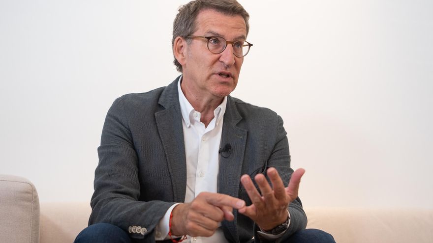 El líder del PP, Alberto Núñez Feijóo.