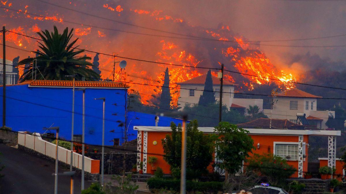 &quot;Hay tiempo para comer&quot;: la pachorra de un canario tras erupcionar el volcán.