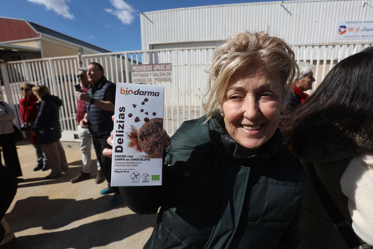 Emilia, vecina de Elda y propietaria de una marca de galletas ecológicas