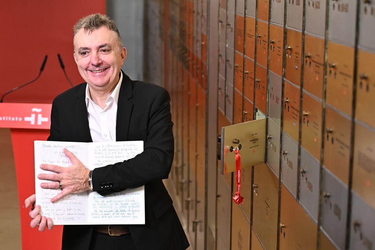 Manuel Vilas, este miércoles en el Instituto Cervantes.