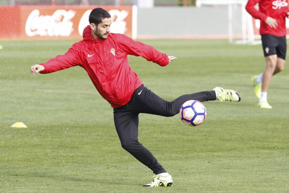 Entrenamiento del Sporting