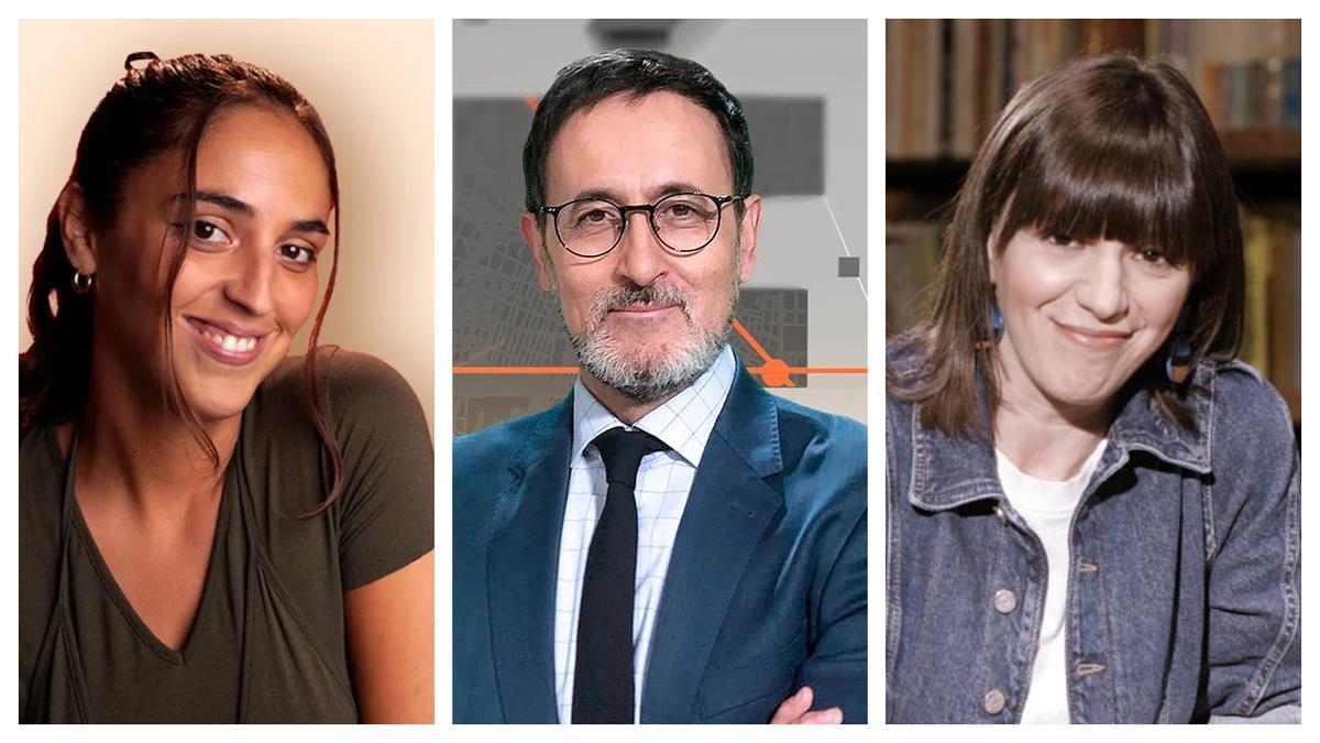 Alba Riera, Xavier Grasset y Elisenda Pineda