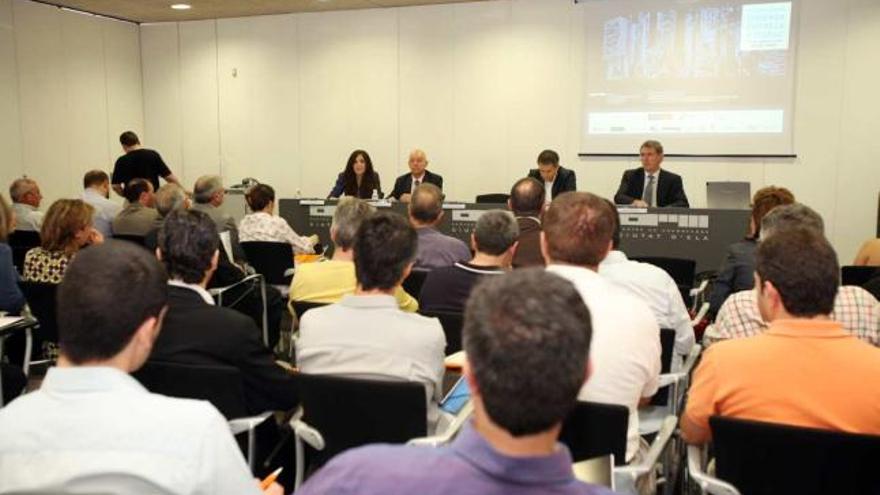 Una jornada de la construcción celebrada en la sede de Ateco, en una imagen de archivo.