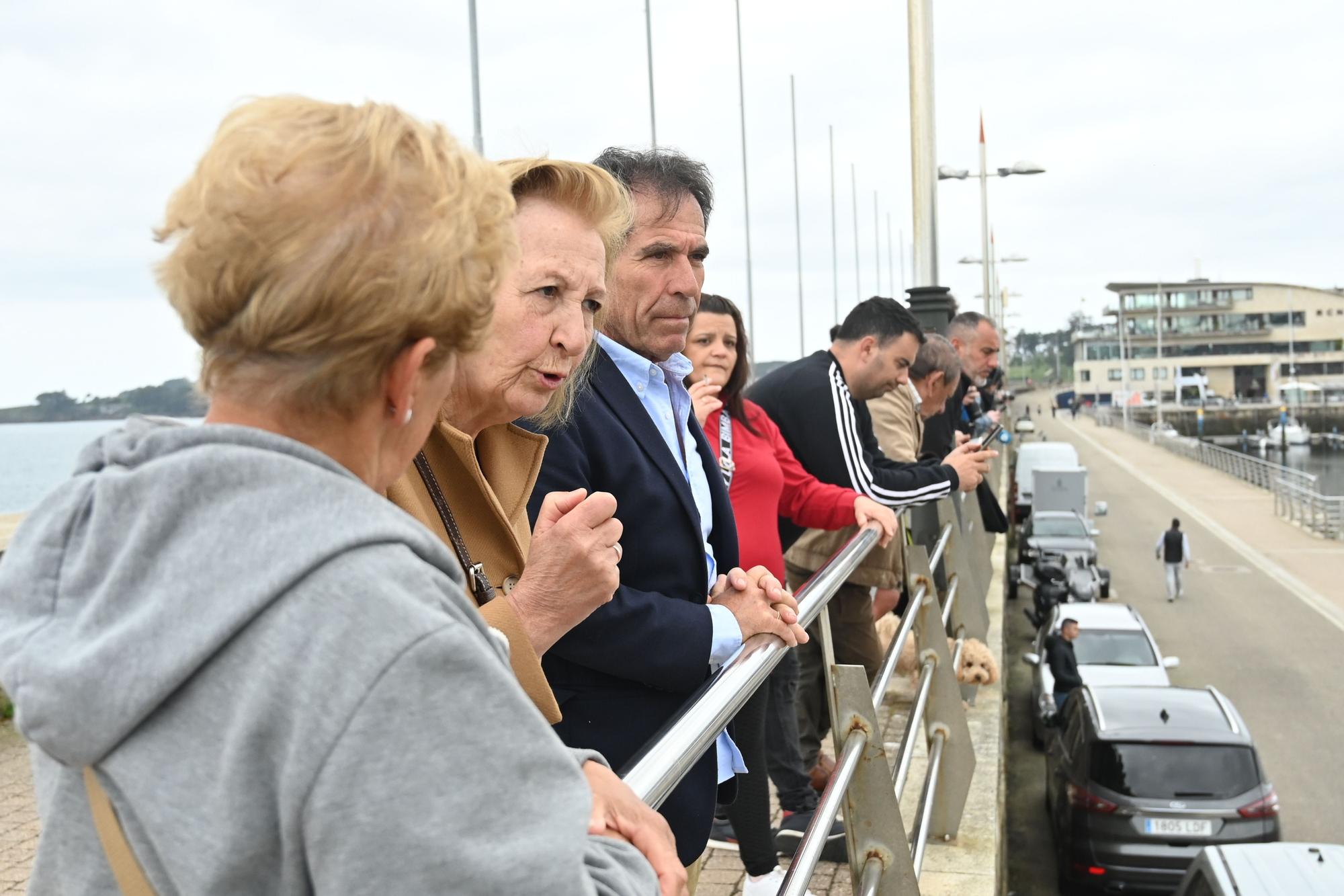 El rey emérito, Juan Carlos I, ya navega por aguas de Sanxenxo