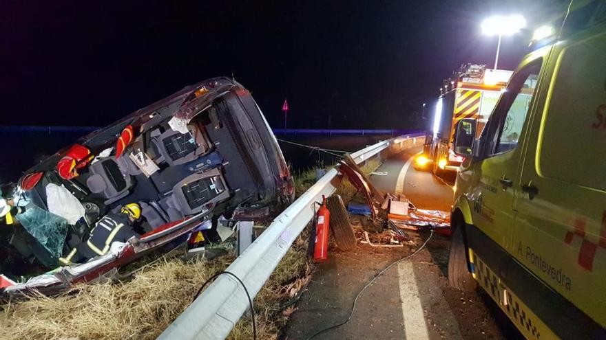 Herida una persona en un accidente en Caldas