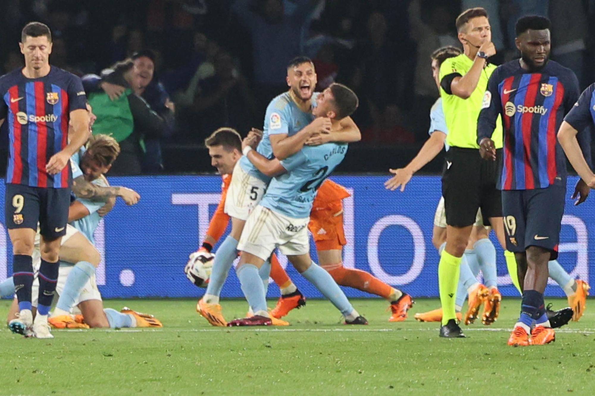 Lágrimas de felicidad en Balaídos: otro final de temporada agónico del Celta