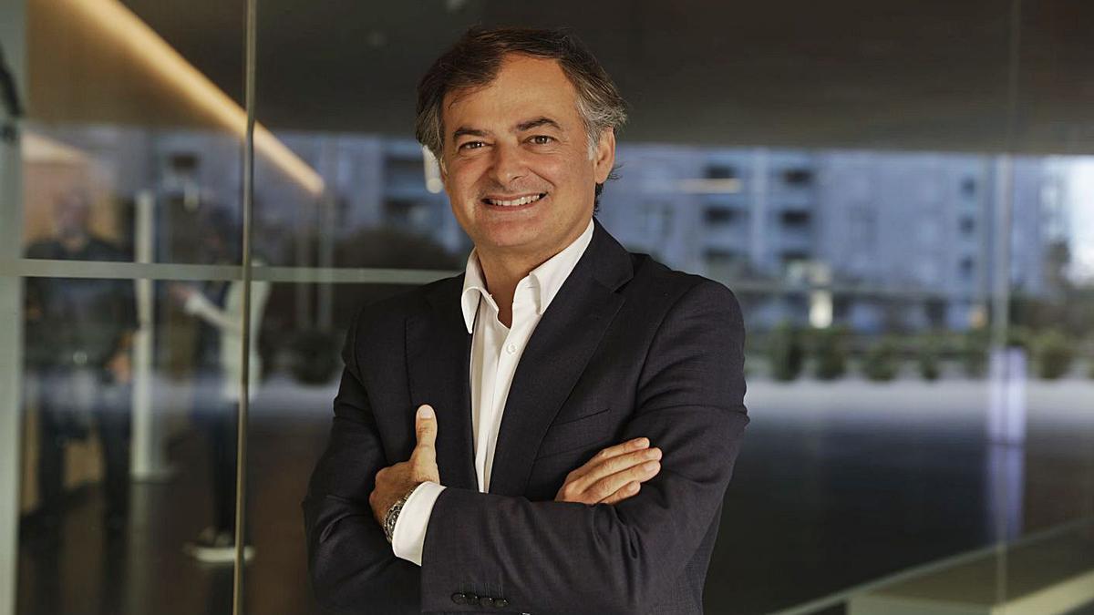 Ramón Vidal, presidente del Mallorca Convention Bureau, en el Palau de Congressos.