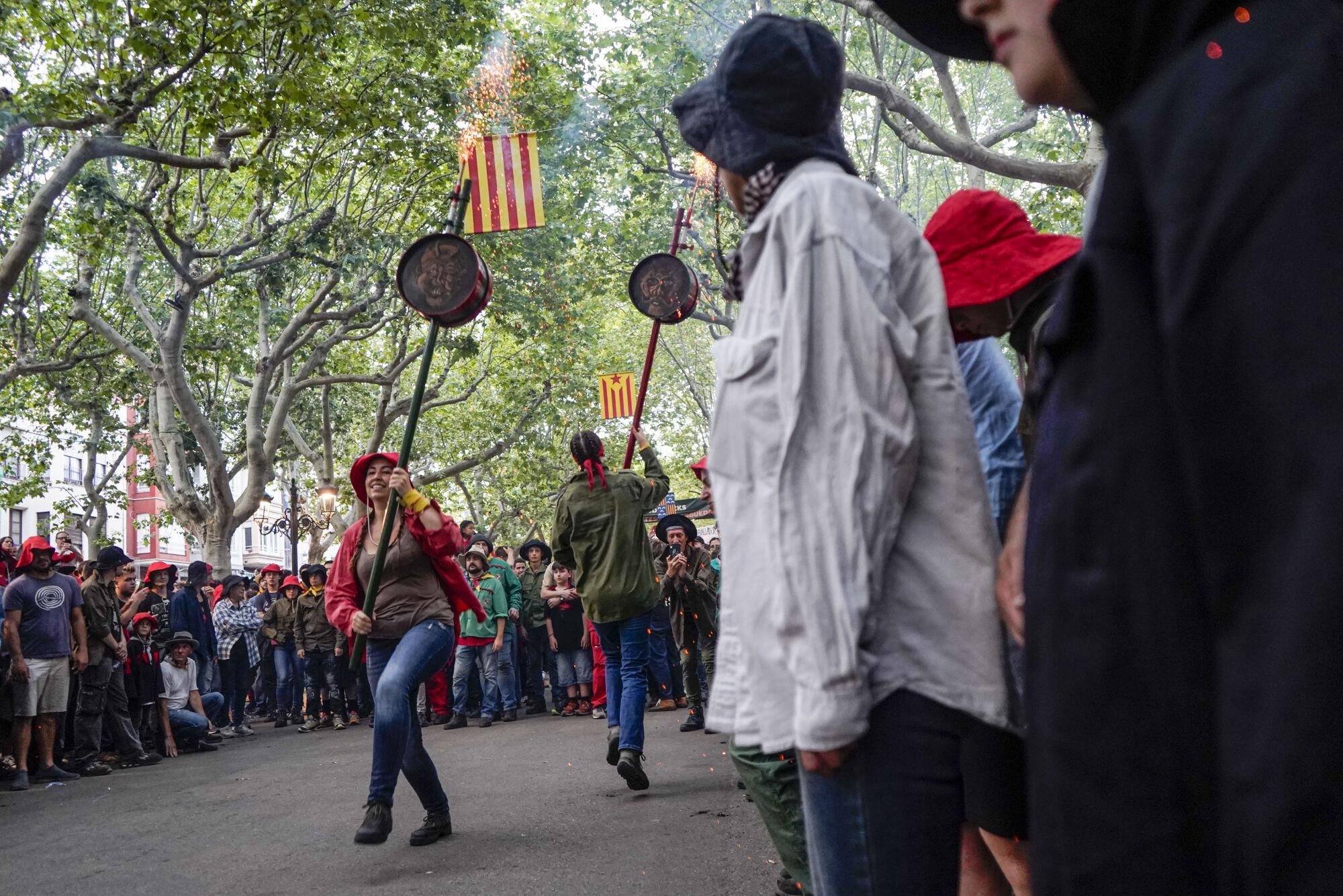 Passacarrers de Patum de dissabte