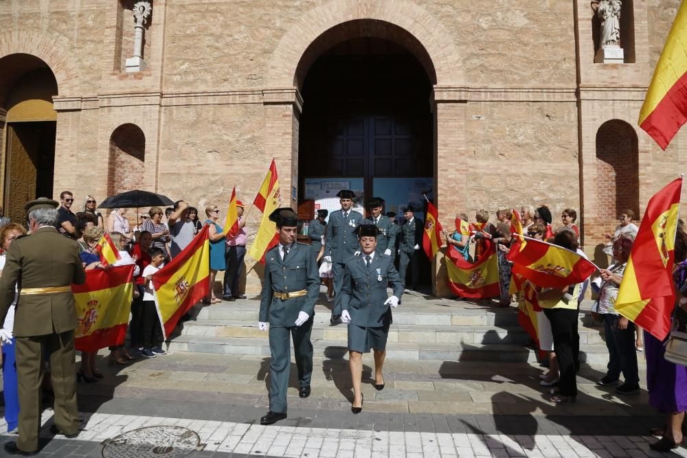 Misa y acto castrense en el cuertel de la Compañía de la Guardia Civil de Torrevieja y la Vega Baja el día de la Virgen del Pilar