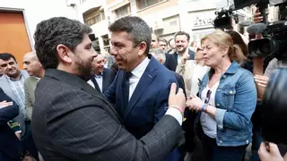 López Miras y Mazón cierran filas con los regantes del trasvase Tajo-Segura: "¡Hasta aquí hemos llegado!"