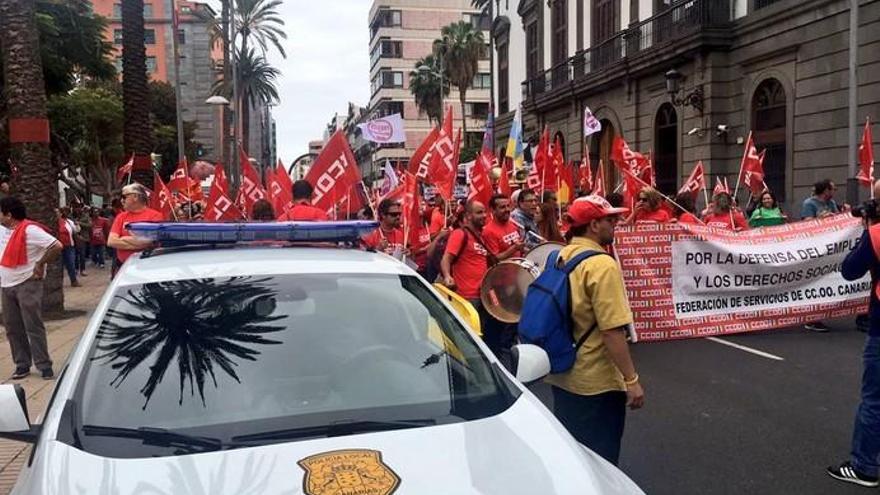 Día del Trabajo en la provincia de Las Palmas