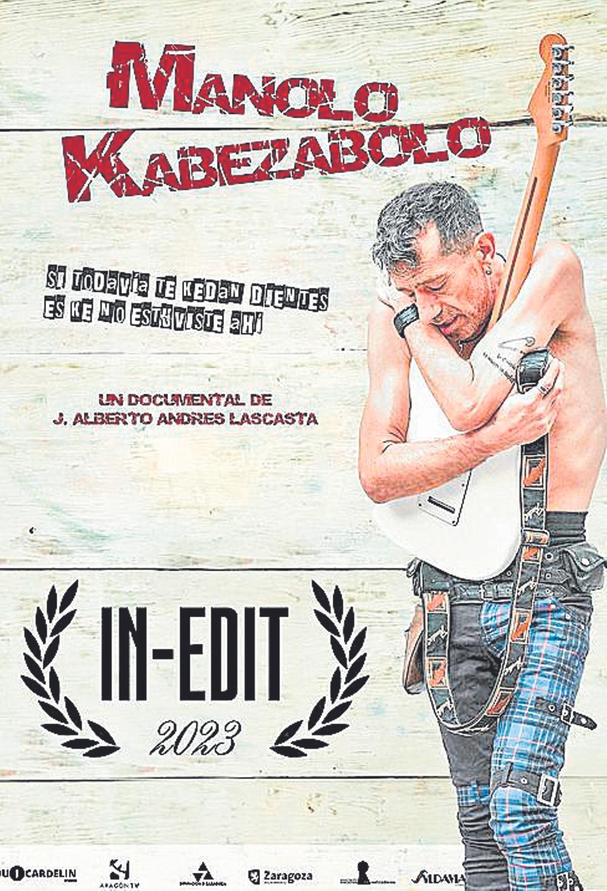 Cartel del documental de Manolo Kabezabolo.